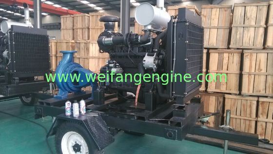 Trailer Diesel Water Pump Set With DCEC Diesel Engines For Agriculture irrigation