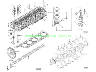 DCEC Cummins 6CT,6CTA,6CTAA series diesel engine spare parts