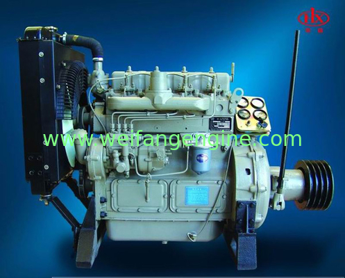 クラッチおよびベルト滑車が付いている30kw/40hp 2000rpmのディーゼル機関